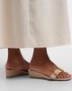 Khaite Khaite Manhattan leather wedge mules - 2