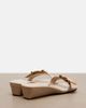 Khaite Khaite Manhattan leather wedge mules - 3