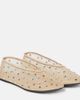 Khaite Khaite Marcy crystal-embellished ballet flats - 1