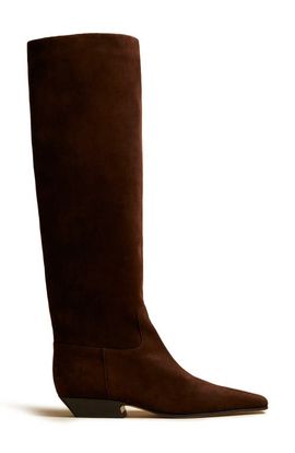 Khaite Khaite Marfa Suede Knee High Boot