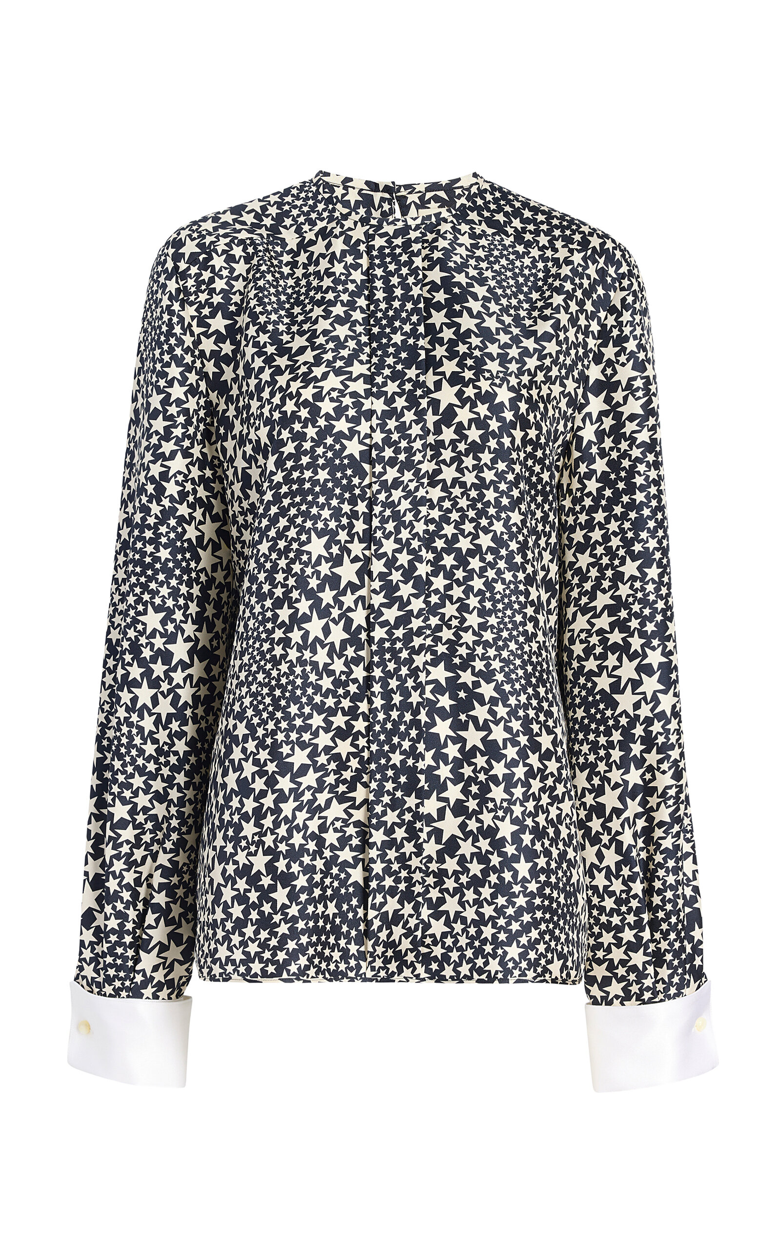 Khaite Khaite Marian StarPrint Silk Twill Top