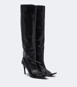 Khaite Khaite Marlene leather knee-high boots