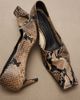 Khaite Khaite Marlene snake-effect leather pumps - 6