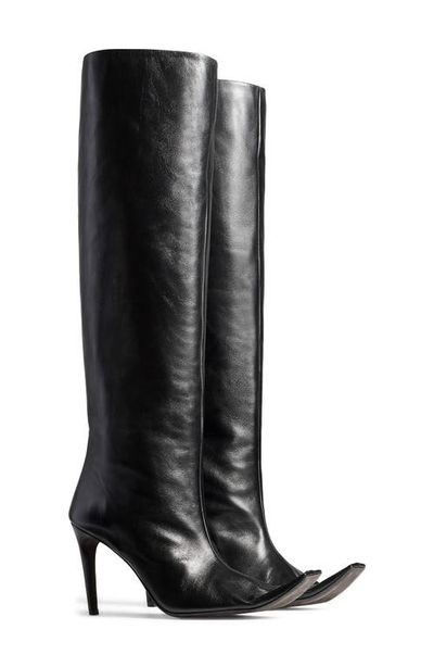 Khaite Khaite Marlene Square Toe Knee High Boot