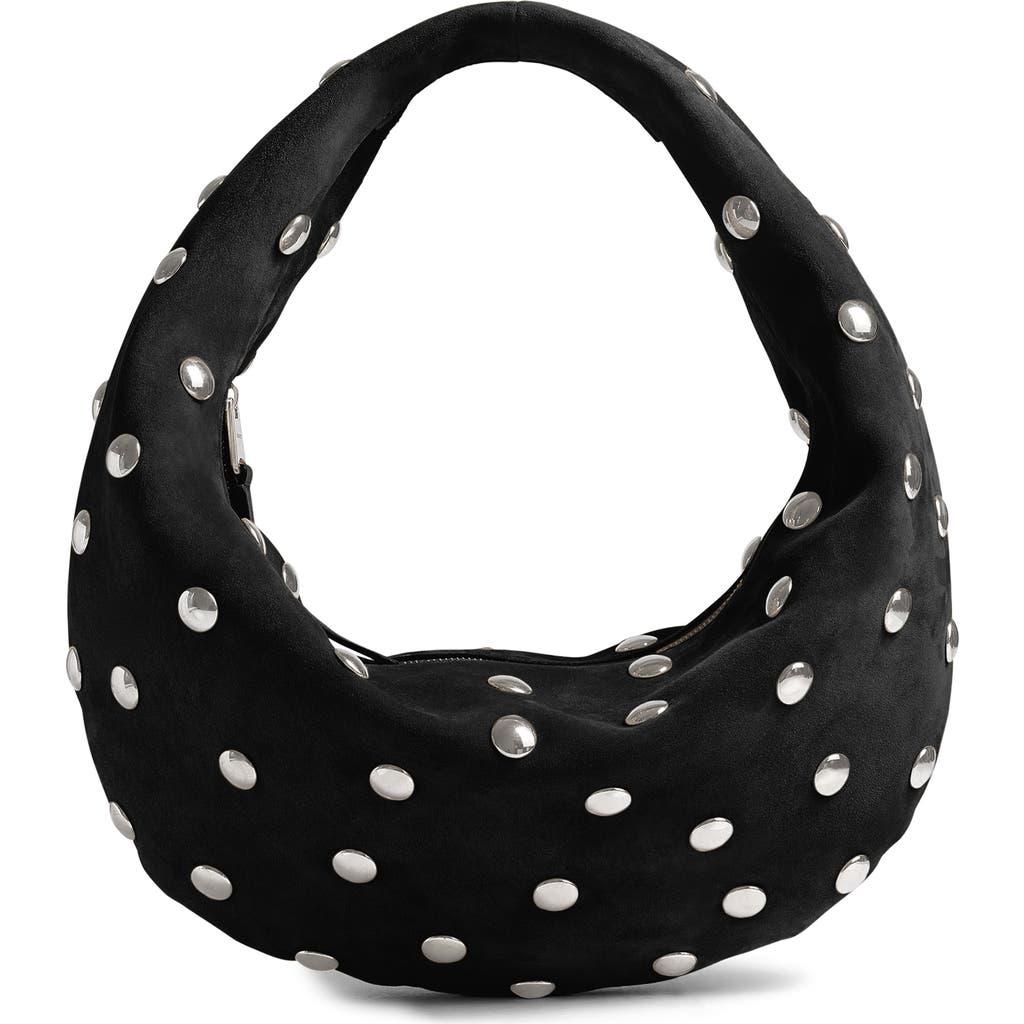 Khaite Khaite Medium Olivia Studded Suede Hobo Bag