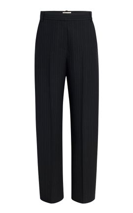 Khaite Khaite Melson Striped DoubleFaced Wool Pants