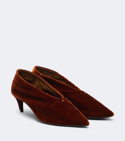 Khaite Khaite Miriam velvet pumps