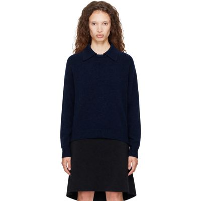 KHAITE KHAITE Navy Jackson Sweater