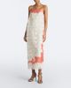 Khaite Khaite Nevis lace-trimmed voile slip dress - 2
