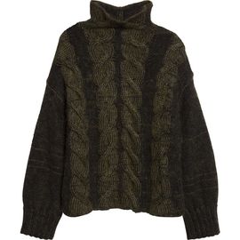 Khaite Khaite Nico Cable Knit Cashmere Blend Sweater