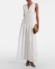 Khaite Khaite Nola smocked cotton poplin maxi dress - 2