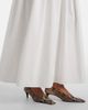 Khaite Khaite Nola smocked cotton poplin maxi dress - 5