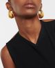 Khaite Khaite Olivia Medium gold-plated hoop earrings - 3