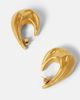 Khaite Khaite Olivia Medium gold-plated hoop earrings - 4