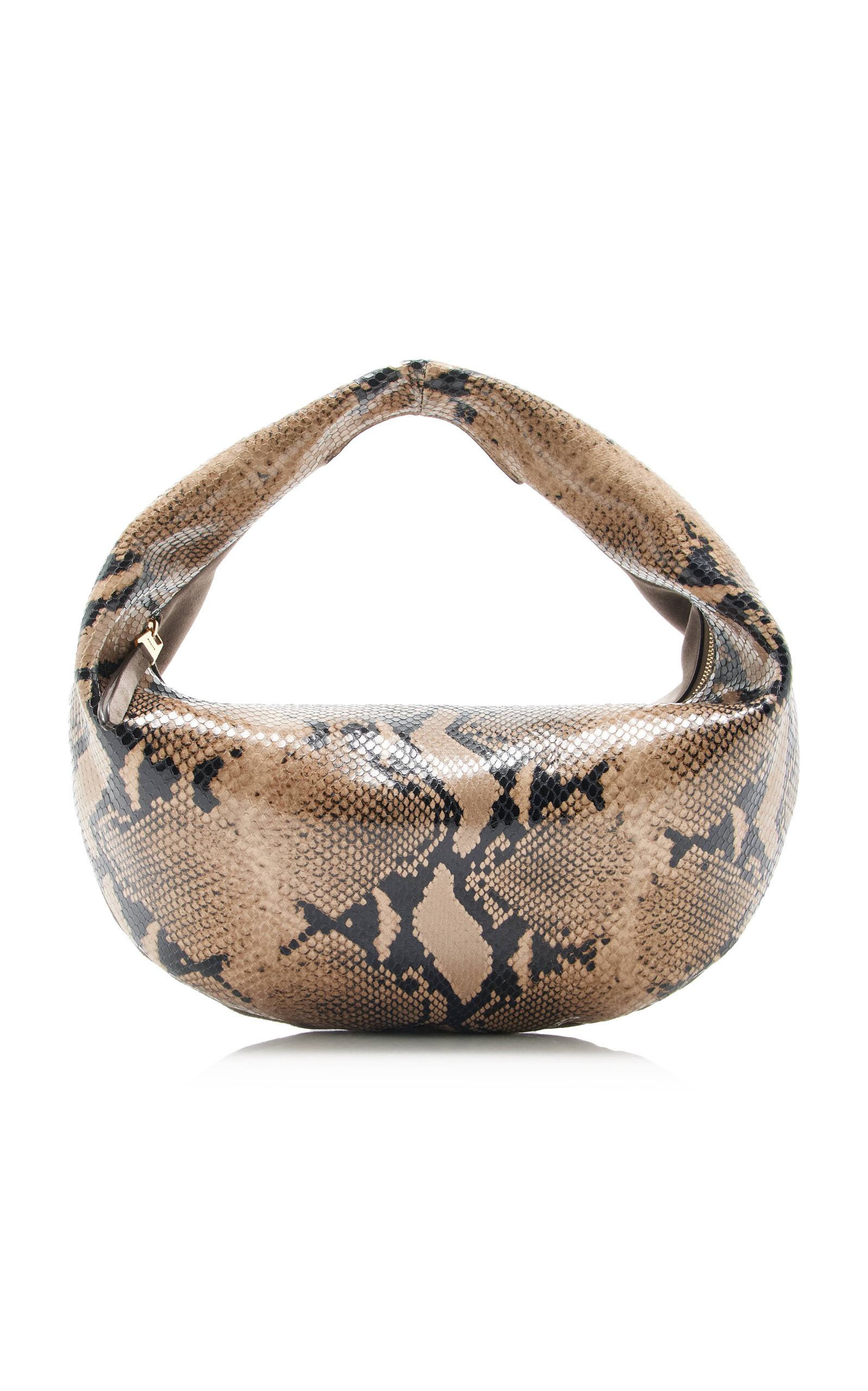 Khaite Khaite Olivia Medium PythonEmbossed Leather Hobo Bag