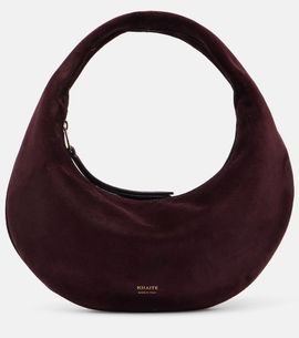 Khaite Khaite Olivia Mini suede top-handle bag