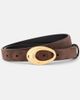 Khaite Khaite Olivia leather belt - 1