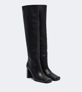 Khaite Khaite Petra leather knee-high boots