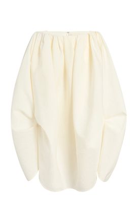 Khaite Khaite Polma SilkCotton Organza Midi Skirt