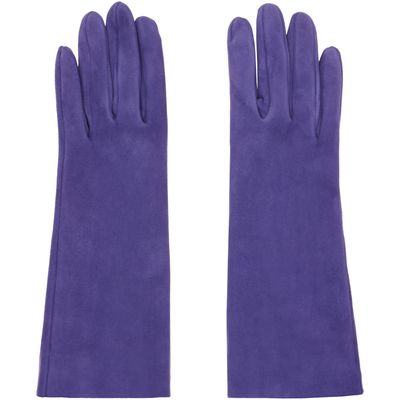 KHAITE KHAITE Purple Remo Mid Gloves
