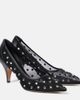 Khaite Khaite River embellished leather-trimmed pumps - 1