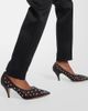 Khaite Khaite River embellished leather-trimmed pumps - 4
