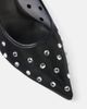 Khaite Khaite River embellished leather-trimmed pumps - 6