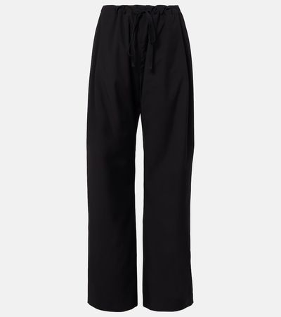 Khaite Khaite Rohen virgin wool wide-leg pants