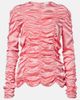 Khaite Khaite Rory ruched silk charmeuse top - 1