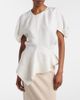 Khaite Khaite Rumi peplum linen-blend top - 2