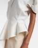 Khaite Khaite Rumi peplum linen-blend top - 4