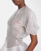 Khaite Khaite Rumi sheer peplum silk top - 3