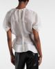 Khaite Khaite Rumi sheer peplum silk top - 6