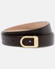 Khaite Khaite Saddle 30mm leather belt - 1