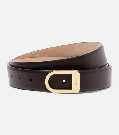 Khaite Khaite Saddle 30mm leather belt