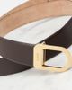 Khaite Khaite Saddle 30mm leather belt - 3