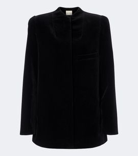 Khaite Khaite Sadie cotton velvet coat