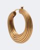 Khaite Khaite Santa Fe 18kt gold-plated brass earrings - 5