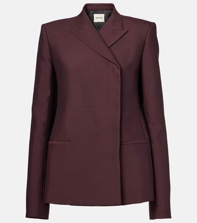 Khaite Khaite Silvannah wool and silk blazer