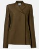 Khaite Khaite Silvannah wool and silk cady blazer - 1