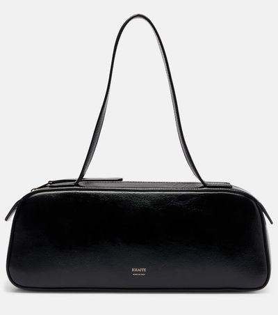 Khaite Khaite Simona patent leather shoulder bag