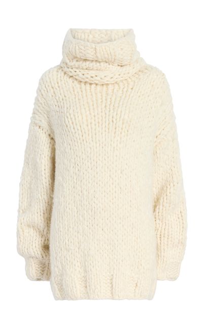 Khaite Khaite Tali Felted Cashmere Sweater