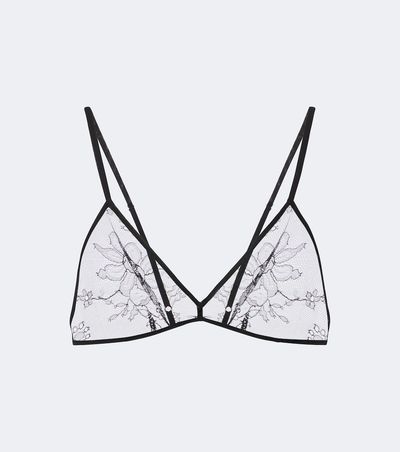 Khaite Khaite Talita sheer lace bralette