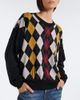 Khaite Khaite Tammy wool and silk argyle sweater - 2