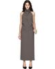 KHAITE KHAITE Taupe Roxanne Maxi Dress - 1