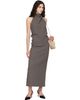 KHAITE KHAITE Taupe Roxanne Maxi Dress - 4