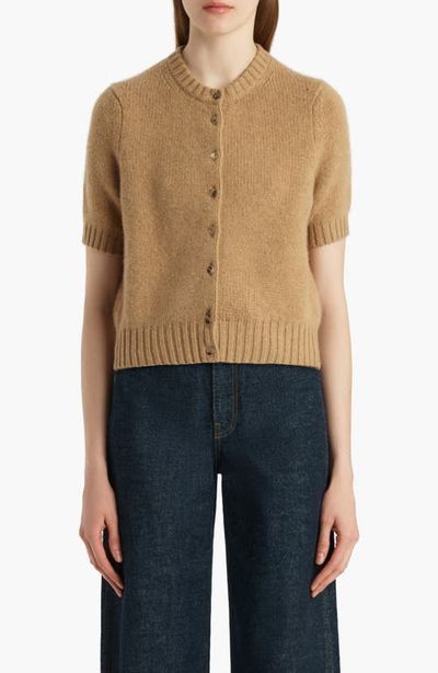 Khaite Khaite The Nora Short Sleeve Cashmere Cardigan