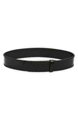Khaite Khaite Theo Whipstitched Leather Belt
