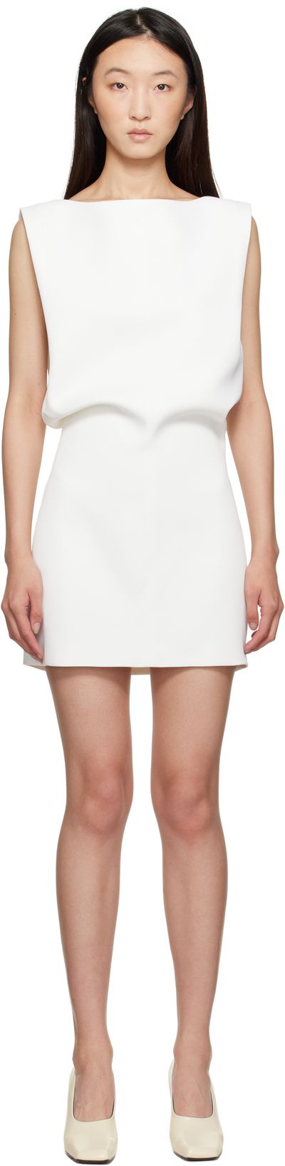 KHAITE KHAITE White Toma Minidress