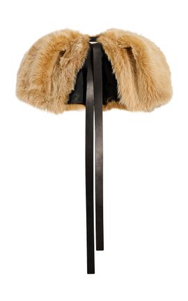 Khaite Khaite Zizi Shearling Cape